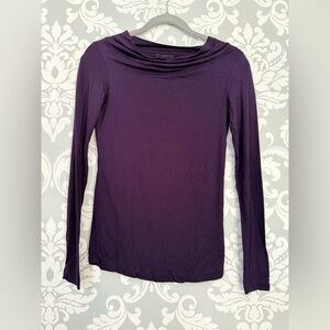 10/$25‎ • Jacob Purple Long Sleeve Cowl Neck Top
